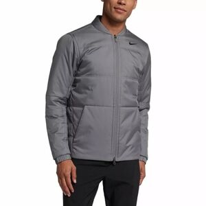 LIKE NEW Nike Gray Synthetic Fill Reversible Golf Jacket Size Small